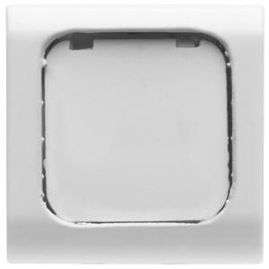 INTERCHANGEABLE BUTTON KEY-22X22mm-WITH LABEL-GLOSSY W VVE=4
