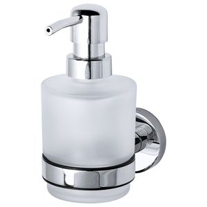 Zeepdispenser glas chroom KOSMOS