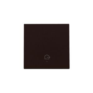 Afwerkingsset lens geconn. enkelv. Schakelaar d.brown