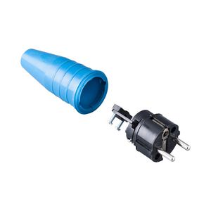 Volrubber contactstop 16A 250V bus/randaarde greep VVE=100