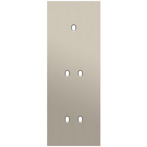 Afdekplaat 3-voud vertic. 71mm centerafst 166-57953
