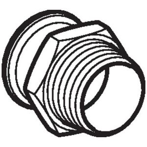 Puntstuk MAPRESS RVS siliconenvrij (LABS-vrij) 15x3/4"bt.