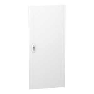 Deur PrismaSeT XS vol wit (RAL9003) verdeler 4 x 13 modules