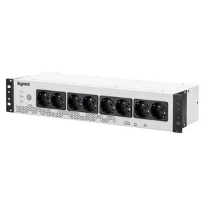 Noodstroomvoorziening 800VA 8x2P + A 19" UPS Keor PDU