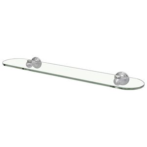 Planchet geborsteld rvs glas 60cm ALLURE
