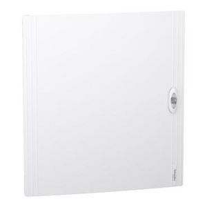 Deur PrismaSeT XS vol wit (RAL9003) verdeler 3 x 24 modules