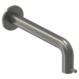 Fonteinkraan BOND wand 1/2"aansluiting inkortb. geborsteld metal black PVD