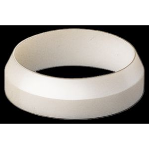 Drukring kunststof Ø14mm wit VVE=50