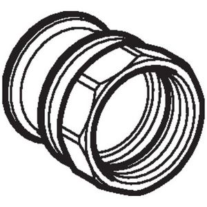 Schroefbus recht MAPRESS RVS 28x1"bn.