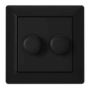 ECO-DIM DUO DIMMERKNOP ZW + CP GIRA/JUNG/MERTEN