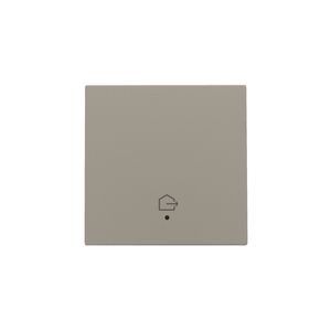 Afwerkingsset lens geconn. enkelv. Schakelaar bronze