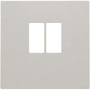 Afwerkingsset enkelvoudige luidsprekeraansl. light grey