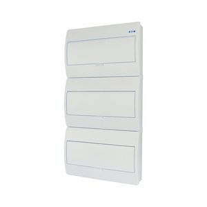 Installatiekast, opbouw, IP40, 3x18TE, deur wit Eaton