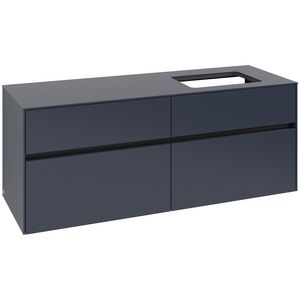 Wastafelonderkast Collaro 1400x548x500mm Marine Blue C11800VQ