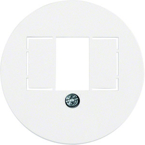 Centraaldeel RJ-datacontactdoos 2-v Serie 1930/Glas polarwit