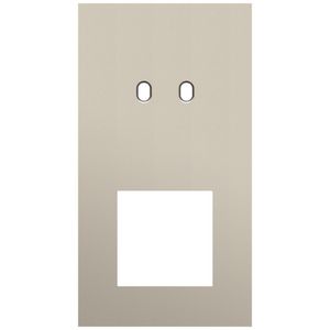 Afdekplaat 2-voud vertic. 71mm centerafst 166-57856