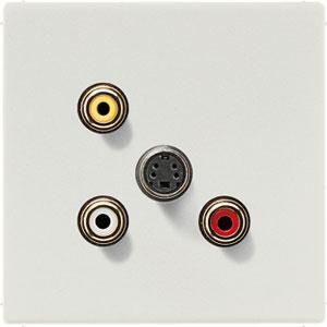 Afdekking licht grijs v.Audio/(S)Video LS990