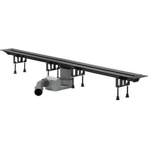 Advantix Vario douchegoot basiselement 300-1200mm zwart excl. rooster