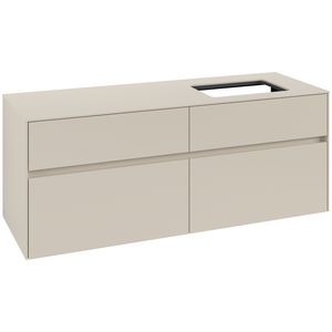 Wastafelonderkast Collaro 1400x548x500mm Cashmere Grey C11800VN