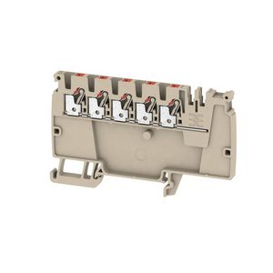 Doorvoer klem p.d.beige 2.5mm² 24A 80 1988290000 VVE=50
