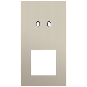 Afdekplaat 2-voud vertic. 71mm centerafst 166-57856