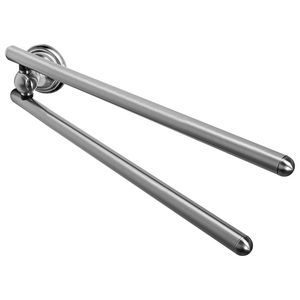 Dubbele handdoekhouder draaibaar geb rvs 46cm ALLURE