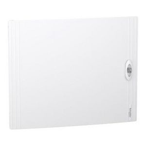 Deur PrismaSeT XS vol wit (RAL9003) verdeler 2 x 24 modules