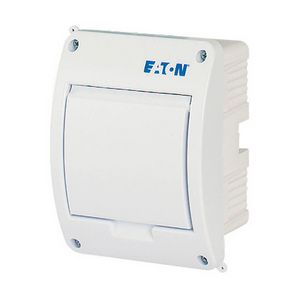 Installatiekast, inbouw, IP40, 1x5TE, deur wit Eaton