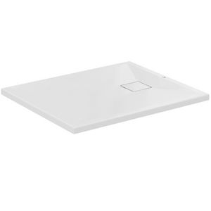 Douchbak ULTRA FLAT EVO rechthoekig 900x750x35mm glanzend wit zonder waste