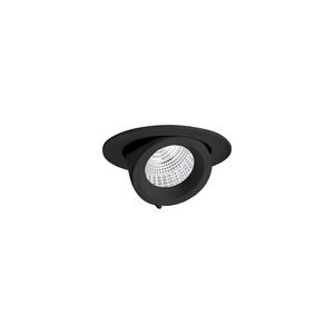 EB+ 431 10 930 C/I BK-RAL9005-LED-Inbouwspots 3000K 9W stati