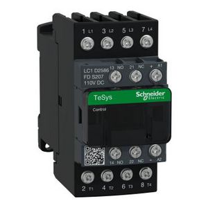 Contactor S207 4P (2NO+2NC) 25A AC-1 <440V 110V TeSys D