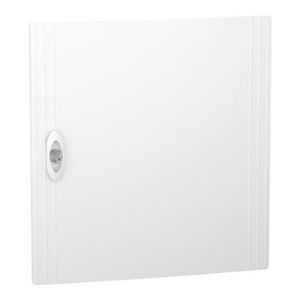 Deur PrismaSeT XS vol wit (RAL9003) verdeler 2 x 18 modules