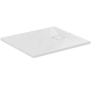 Douchbak ULTRA FLAT EVO rechthoekig 900x800x35mm glanzend wit zonder waste