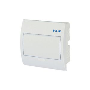 Installatiekast, inbouw, IP40, 1x8TE, deur wit Eaton