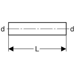 Buisstuk MAPRESS C-STAAL 2x spie 42mm