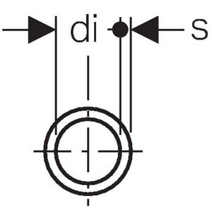 Buisstuk MAPRESS RVS 2x spie 88,9mm
