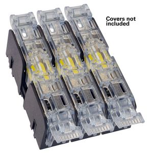 Zekeringblok MIDGET FUSE BLOCK W/ SCREW 3 POLE