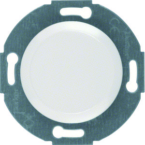 Blindplaat z. spreidklemmen Serie 1930/Glas polarwit