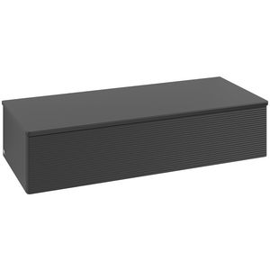 Sideboard Antao 1200x268x500mm Black Matt Lacquer L41100PD