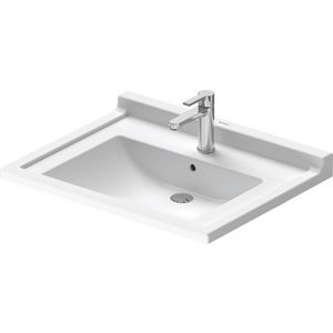 STARCK 3 #030970 Vital wastafel 700mm wit met kraangat met overloop