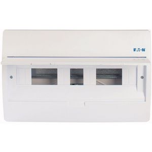 Installatiekast, inbouw, IP40, 1x18TE, deur wit Eaton