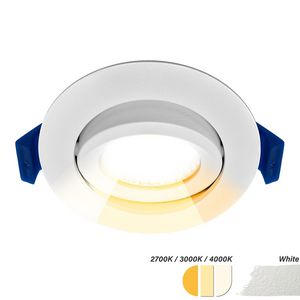 ED-10081 LED Spot 5W 2700/3000/4000K Round WH IP54
