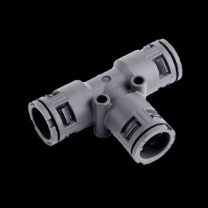 Kunststof T-stuk 2x Ø42.5mm IP68/ IP69K grijs VVE=10