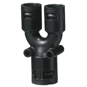 Y-stuk PA kunststof Ø13mm - 2x Ø10mm zwart IP68/ IP69K VVE=10