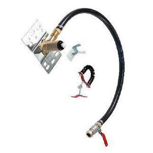 Montageset kastmontage vast (wandmontage flex) tbv EURO-M2 haspels 1/2" + 3/4" slang. (809-525200)