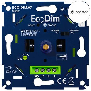 ECO-DIM.07 LED Dimmer Matter push/turn 0-250W