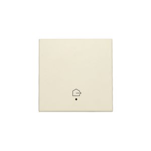 Afwerkingsset lens geconn. enkelv. Schakelaar cream