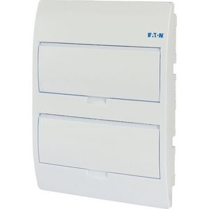 Installatiekast, inbouw, IP40, 2x12TE, deur wit Eaton