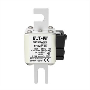 Zekering h. snelheid 125A AC 690V 200kA compact 1 45x VVE=6