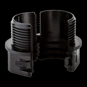 Slangwartel deelbaar kunststof Ø15,8mm M16 IP50 zwart VVE=10